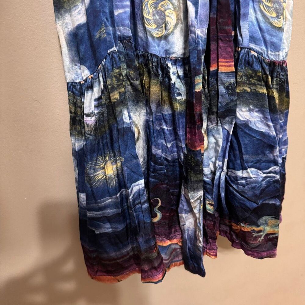 Samantha Pleet Legend silk dress in dragon print size 2 - Picture 8 of 10